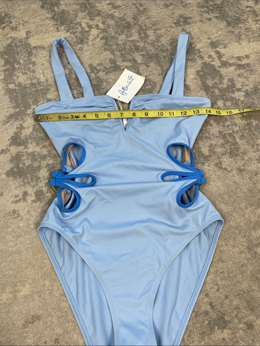 NWT Follow Suit Fish and Snap Flora One Piece Swimsuit Sz M - Picture 8 of 13